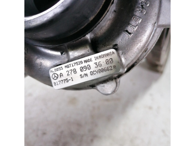  Турбина Mercedes-Benz GL X166 4.7 A2780903680   для двигателя 278      