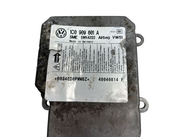 Блок подушек безопасности 1C0909601A, 5WK43123 Skoda Fabia Mk1 (6Y)