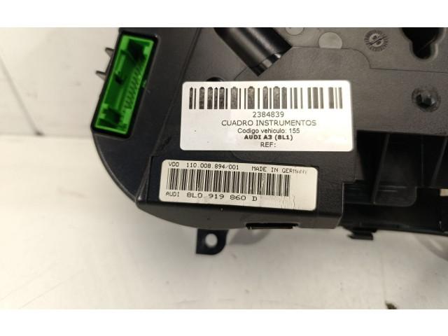 Панель приборов 8l0919860d Audi A3 S3 8L