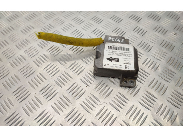 Блок управления надувных подушек 09180799   Opel Astra G