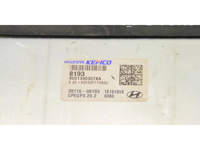 Блок управления двигателя 3911608193 Hyundai i10
