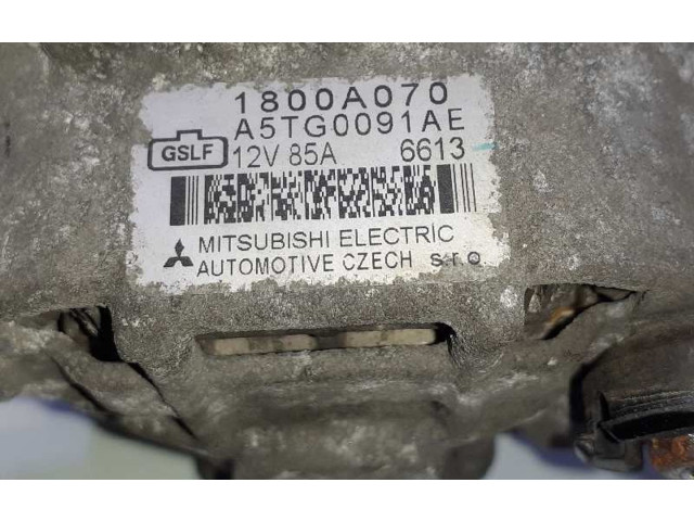 Генератор 1800A070, A5TG0091AE Mitsubishi Colt