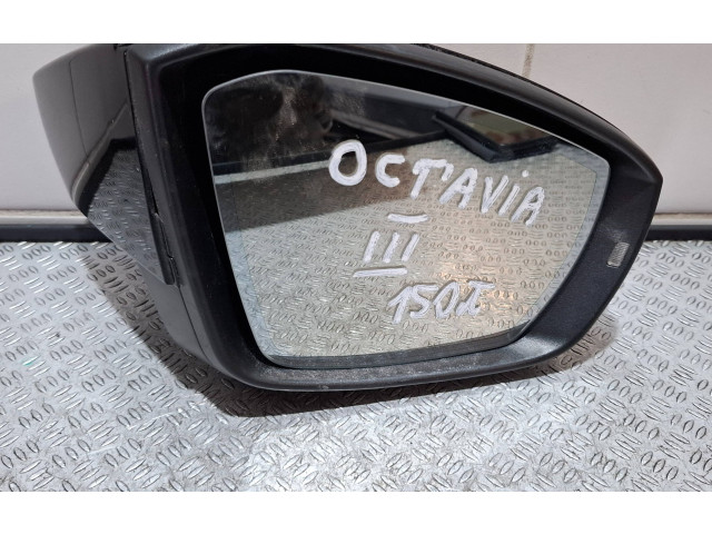 Зеркало электрическое Skoda Octavia Mk3 (5E) 2013 - 2019 года