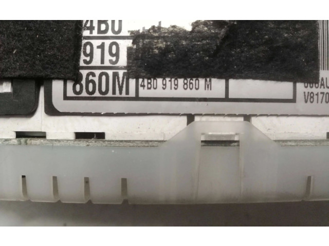 Спидометр (приборный щиток) 4B0919860M Audi A6 S6 C5 4B