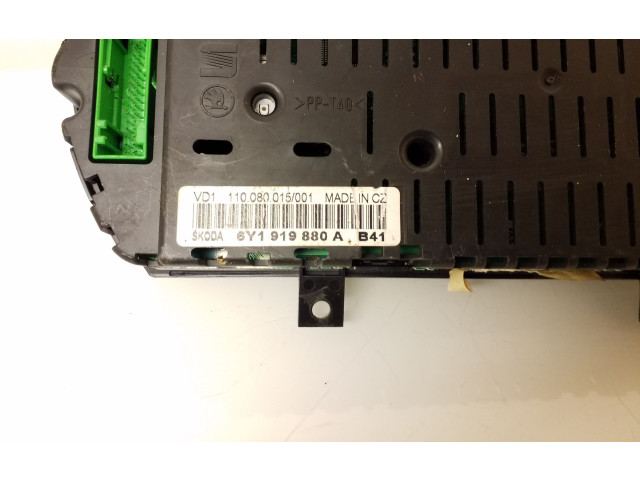 Панель приборов 88311298, 6Y1919880A Skoda Fabia Mk1 (6Y)