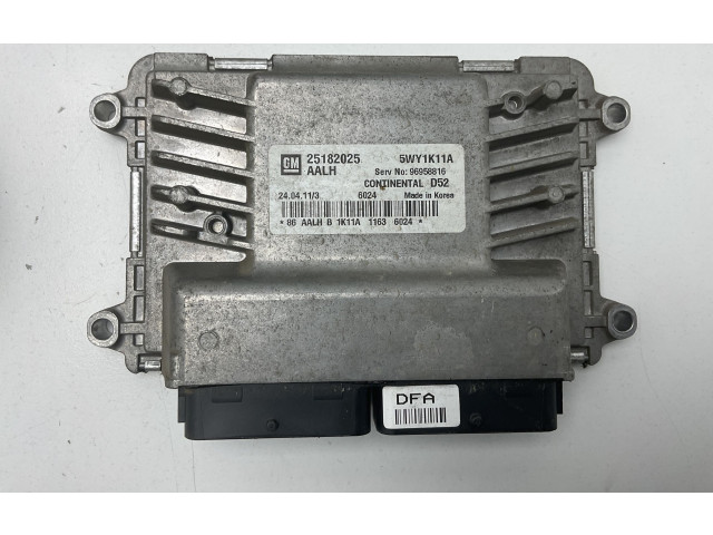 Комплект блоков управления 25182025, 25182025   Chevrolet Spark