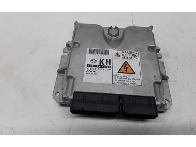 Блок управления двигателя 22611AP203, 2758009258 Subaru Forester SH