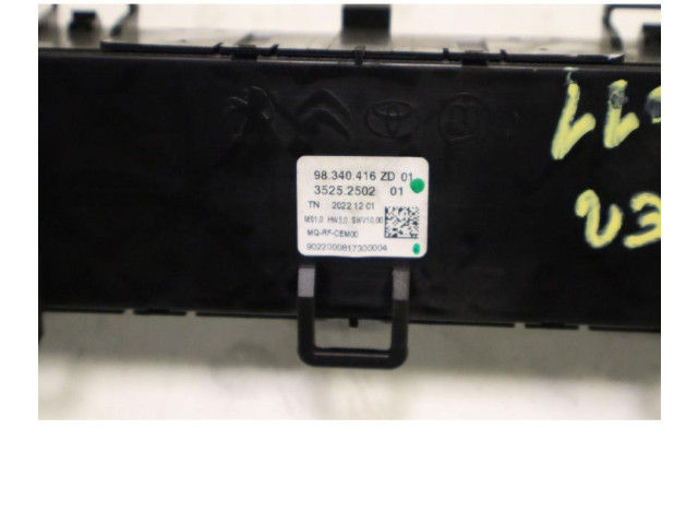 Блок управления климат-контролем 98340416ZD   Peugeot Partner III