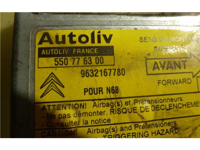 Блок подушек безопасности 550776300, 9632167780 Citroen Xsara Picasso