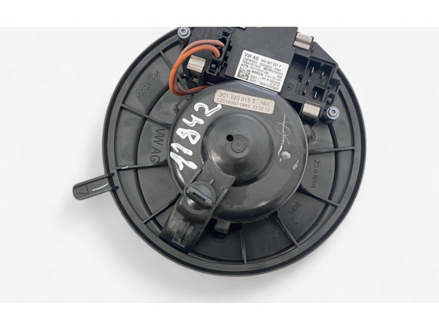 Вентилятор печки 3C0907521F, 3C0907521F Skoda Superb B6 (3T)