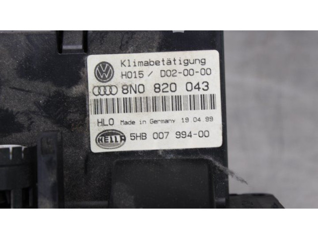 Блок управления климат-контролем 8N0820043, 5HB00799400   Audi TT Mk1