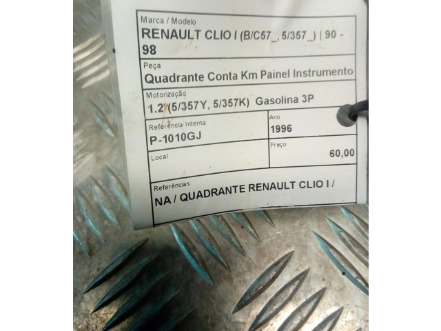 Панель приборов    Renault Clio I       
