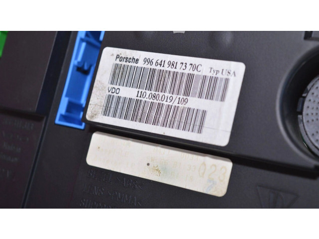Přístrojová deska Porsche 911 996 2004 99664198173, 9966419817370C