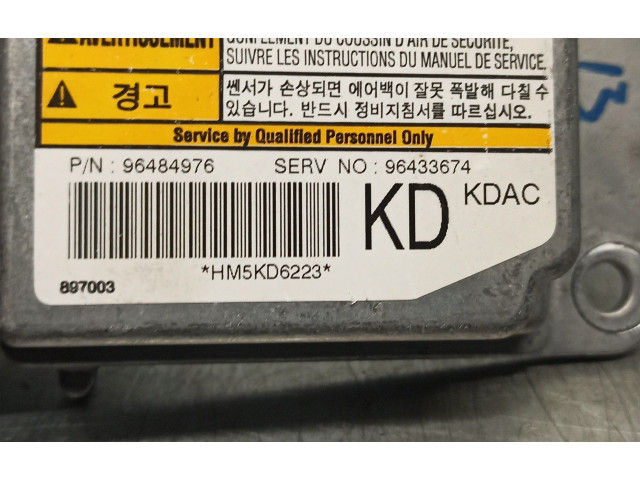 Блок подушек безопасности 96484976, 897003   Chevrolet Matiz