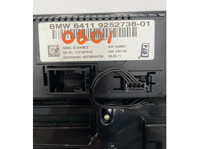 Блок управления климат-контролем 9252738, 1101227919   BMW X3 F25