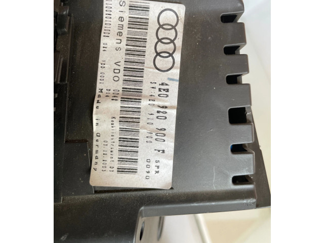 Přístrojová deska Audi A8 S8 D3 4E 2004 4E0920900F, 110080101008