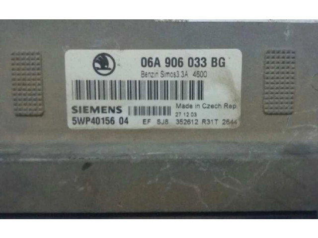 Блок управления 06A906033BG, 0090047 Skoda Octavia Mk1 (1U)