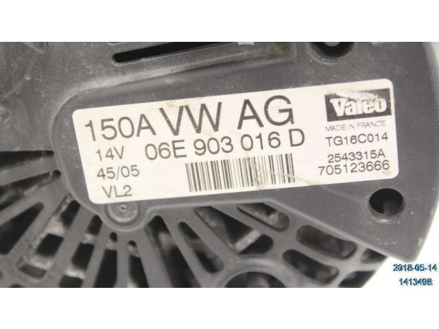 Генератор 06E903016DX, TG16C014 Audi A6 S6 C6 4F