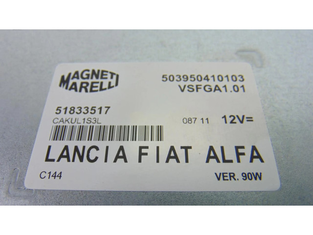 Řídící jednotka 51833517, MODULOELECTRONICO Fiat Punto (199) 2011