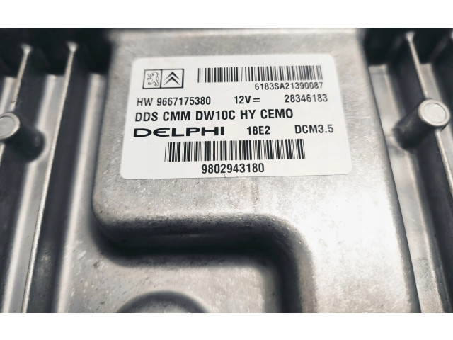 Řídící jednotka 9667175380 Peugeot 508 2014
