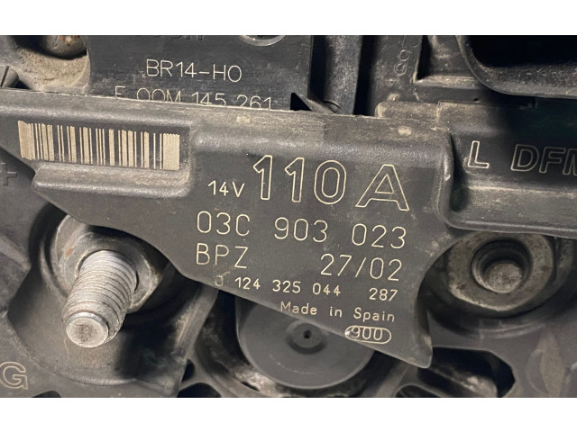Генератор 03C903023 Volkswagen Polo 1.4