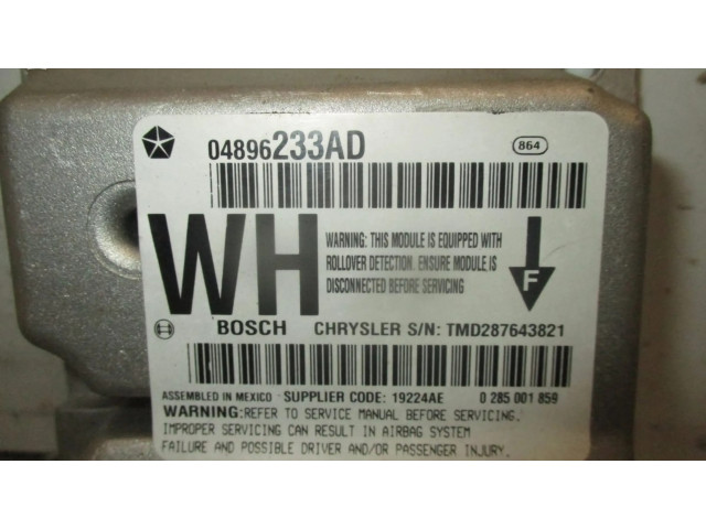 Блок подушек безопасности 0285001859, 04896233AD   Jeep Grand Cherokee (WK)