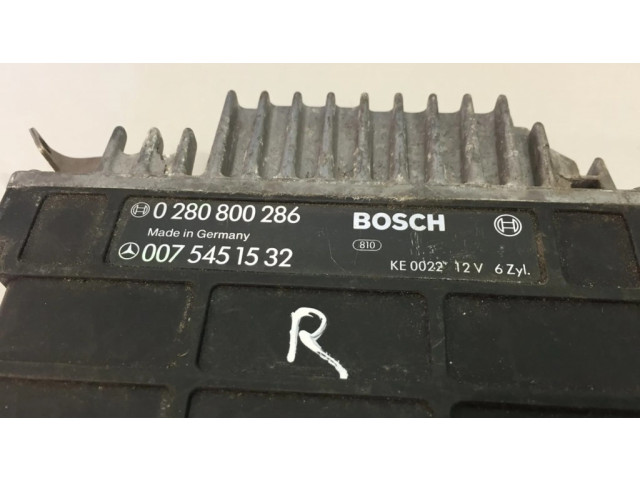 Řídící jednotka 0075451532, 0280800286 Mercedes-Benz E W124 1989