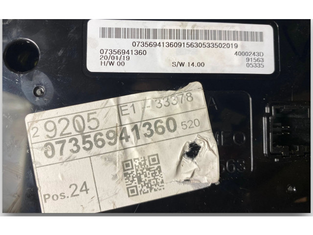 Модуль блока управления кондиционером 07356941360 Jeep Renegade