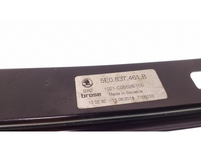 Передний електрический механизм для подъема окна без двигателя