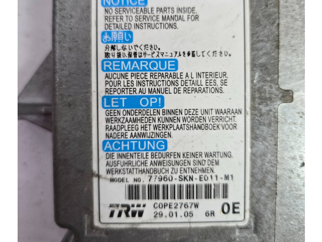 Блок подушек безопасности 77960SKNE011M1, C0PE2767W Honda CR-V