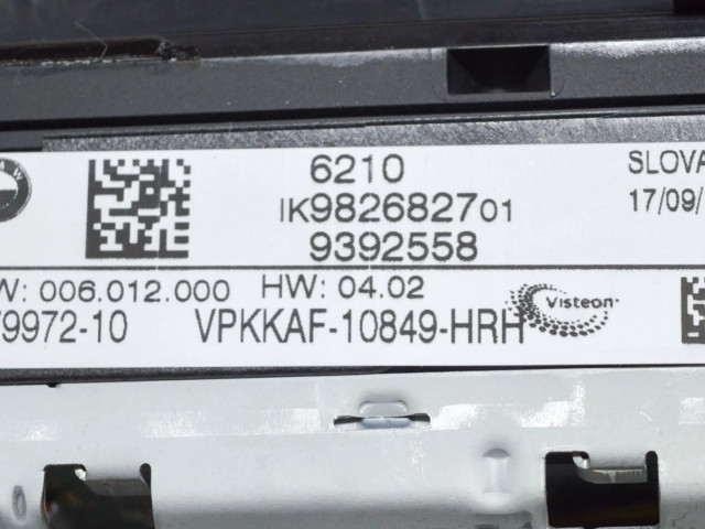 Přístrojová deska BMW X3 G01 2019 9826827, 9392558