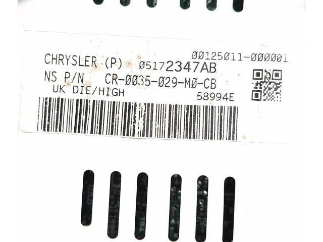 Панель приборов 05172347AB, 58994E   Jeep Patriot       