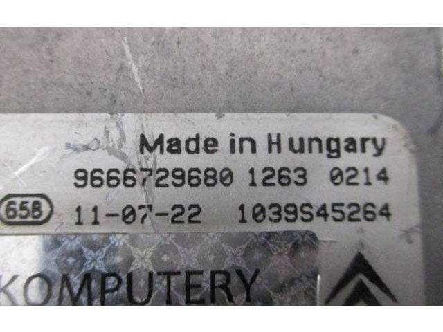 Řídící jednotka 0281017337, 9676833080   Citroen C3 Picasso 2011