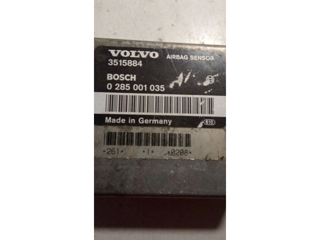 Блок управления надувных подушек 0285001035, 3515884   Volvo 850