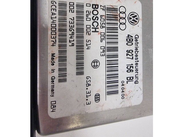 Блок управления коробкой передач 4B0927156BL, 73369419 Audi A6 S6 C5 4B