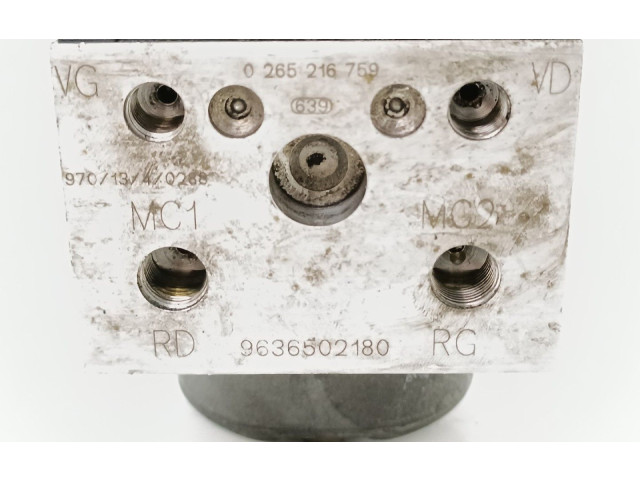 Блок АБС 9636502180, 0265216759   Citroen  Xsara   -  года