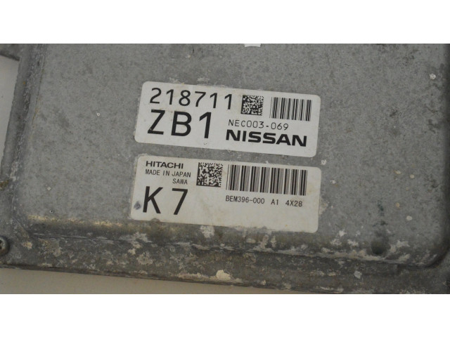 Блок управления двигателя 218711ZB1, NEC003069   Infiniti Q50