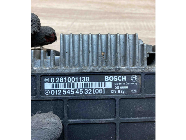 Turbodmychadlo Блок управления двигателем ECU 0125454532, 0281001138 Mrcedes-Benz E W124