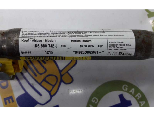 Боковая подушка безопасности 1K6880742J, 1K6880742AA   Volkswagen Golf Plus