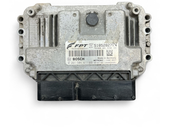 Блок управления двигателем Блок управления 51852827N, 0261S04411   Lancia Delta III