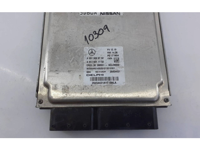 Блок управления двигателя A6519009702, A6519011102 Infiniti Q30