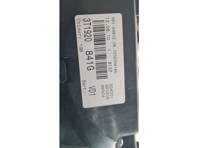 Geschwindigkeitsmesser Cockpit 3t1920841g, 7T1920841G Skoda Superb B6 (3T)