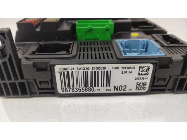 Pojistková skříňka 9678355880 Peugeot 208 2013