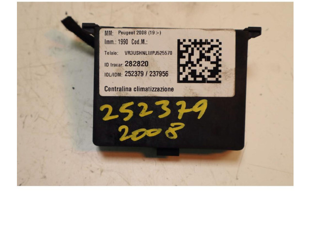Блок управления климат-контролем 9836236080 Peugeot 2008 II