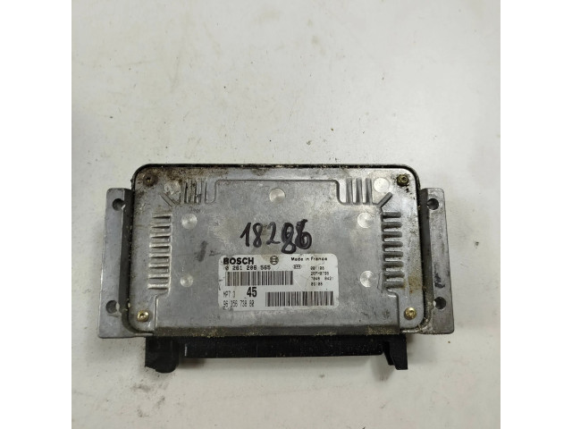 Блок управления двигателя 9635673880, 0261206565 Peugeot 306