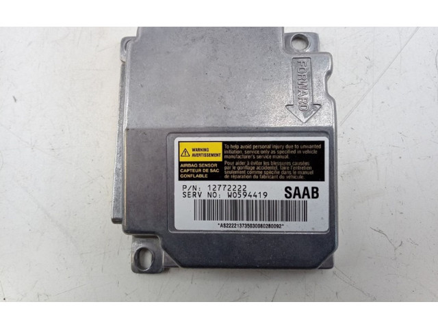 Блок подушек безопасности 12772222, 12772222 Saab 9-5