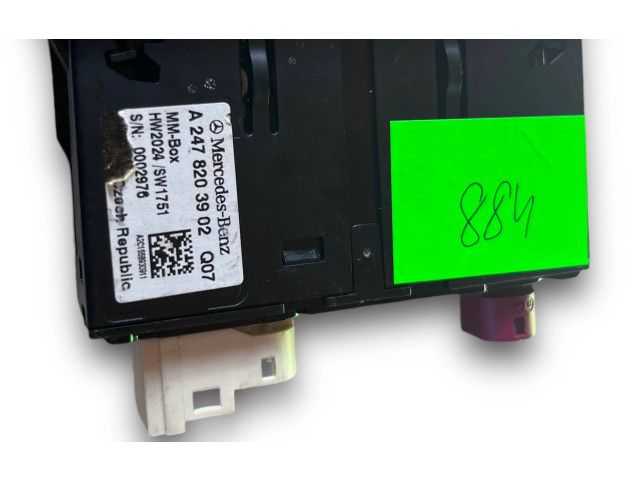 Блок комфорта S884, A2479003902 Mercedes-Benz GLB x247