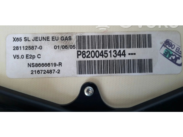 Спидометр (приборный щиток) 8200451344   Renault Clio II   