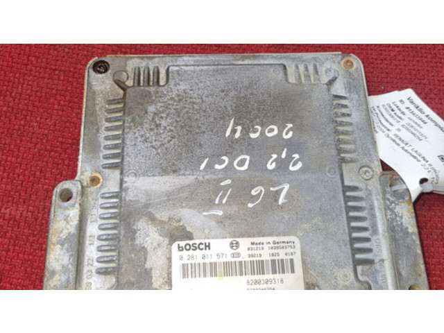 Řídící jednotka 8200309318, 0281011571 Renault Laguna II 2003