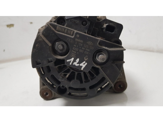 Генератор 0124525139, 8200660034 Renault Megane II 1.4